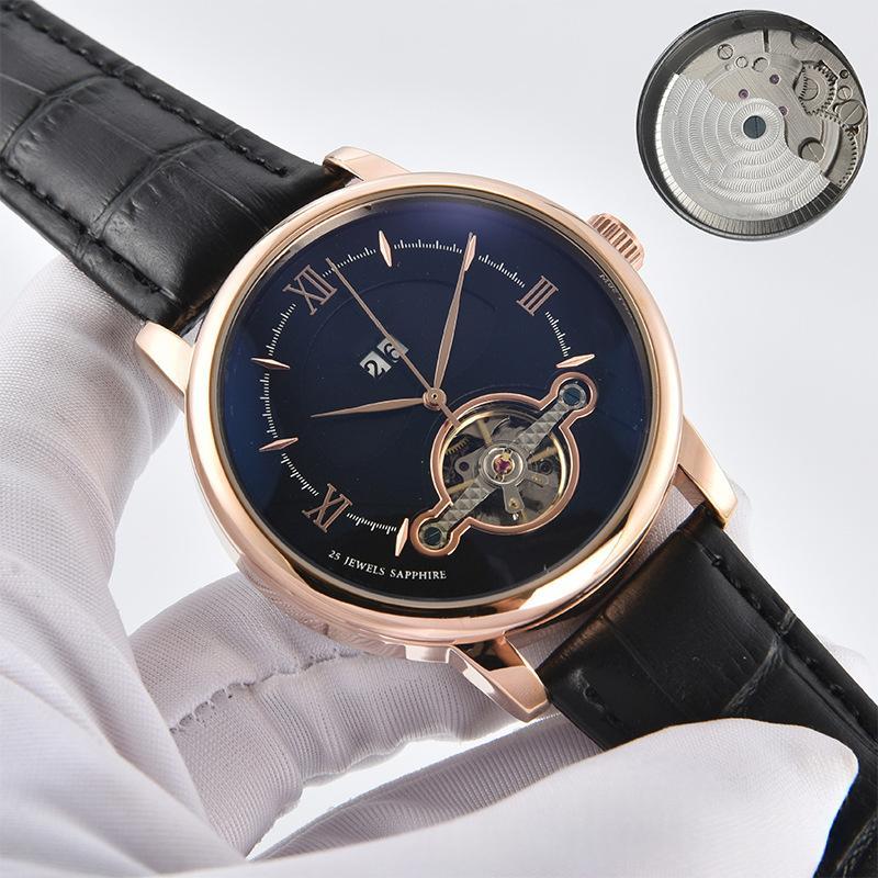 Dual-calendar Fashion Business Steel-belt Watch
