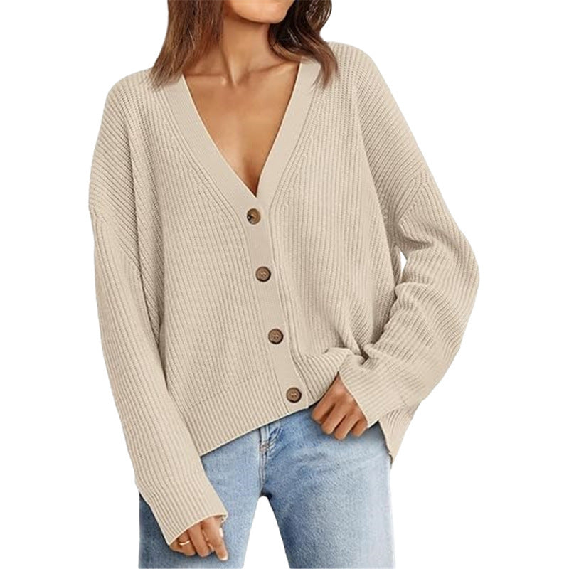 Women's Lightweight Button-Front Cardigan Sweater