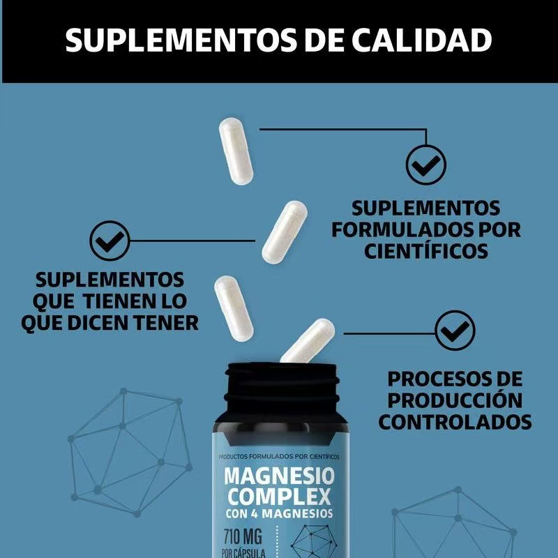 Magnesium Complex Capsules Magnesium Magnesium Glycinate Dietary Vitamins