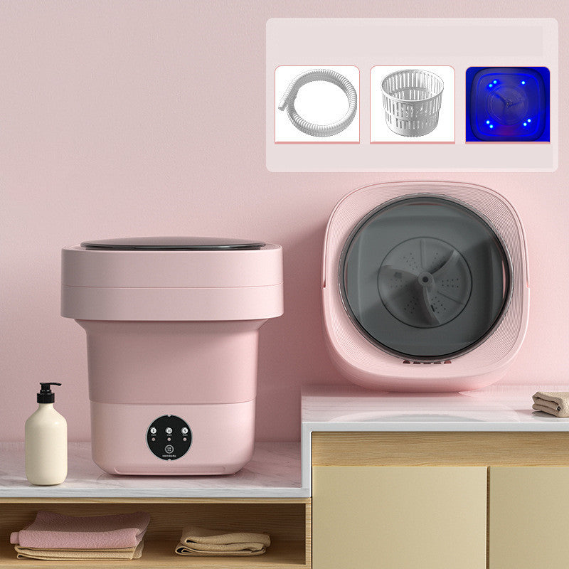 Portable Foldable Washing Machine for Underwear Socks & Delicates