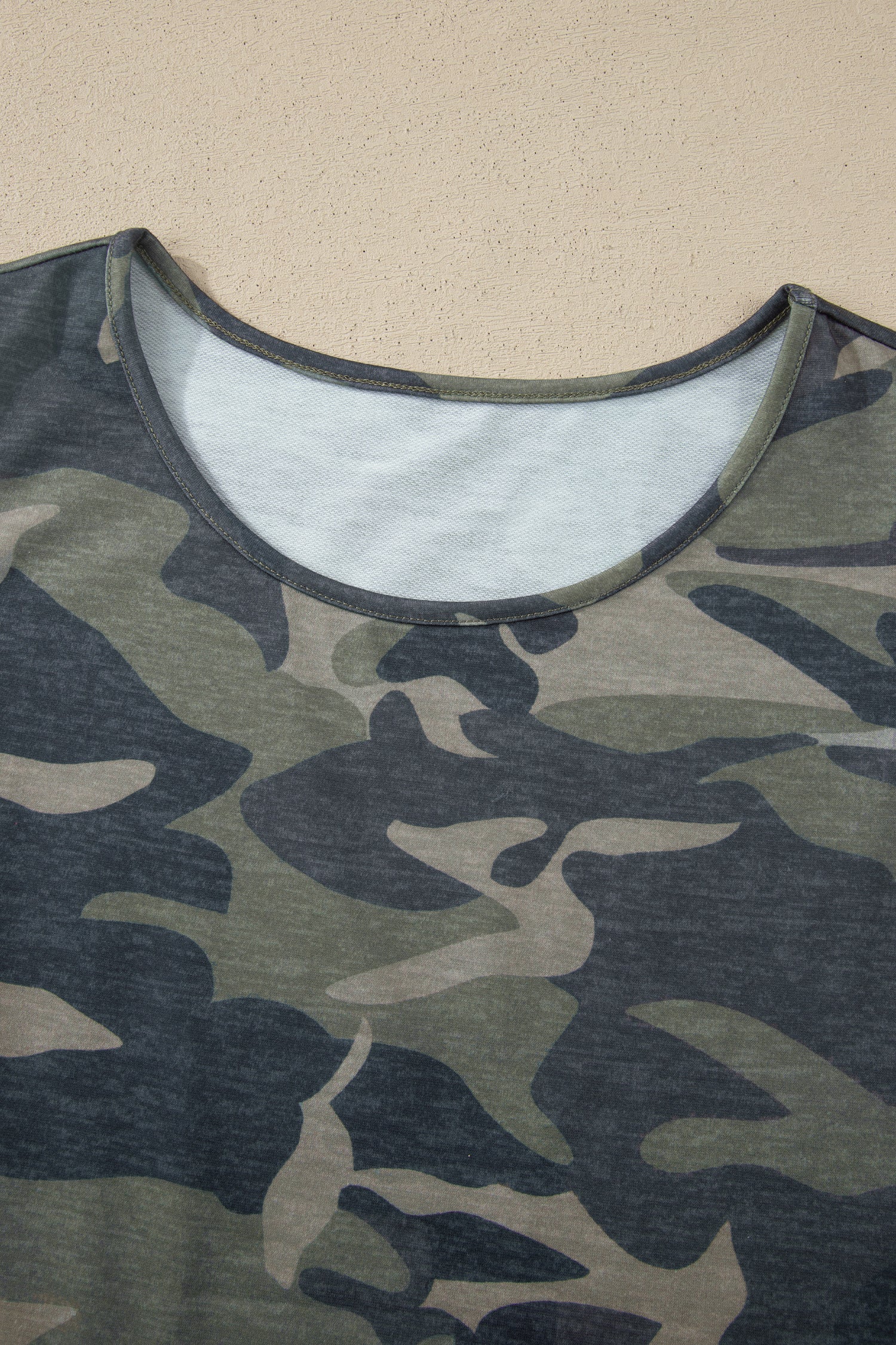 Tallulah Camouflage Print Slim Tank Top