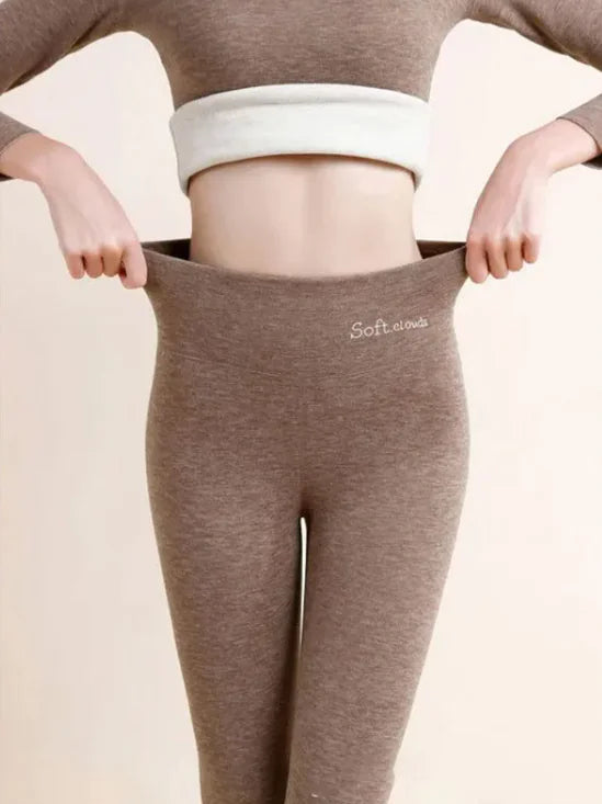 Fleece-lined High Waist Hip Lift Leggings