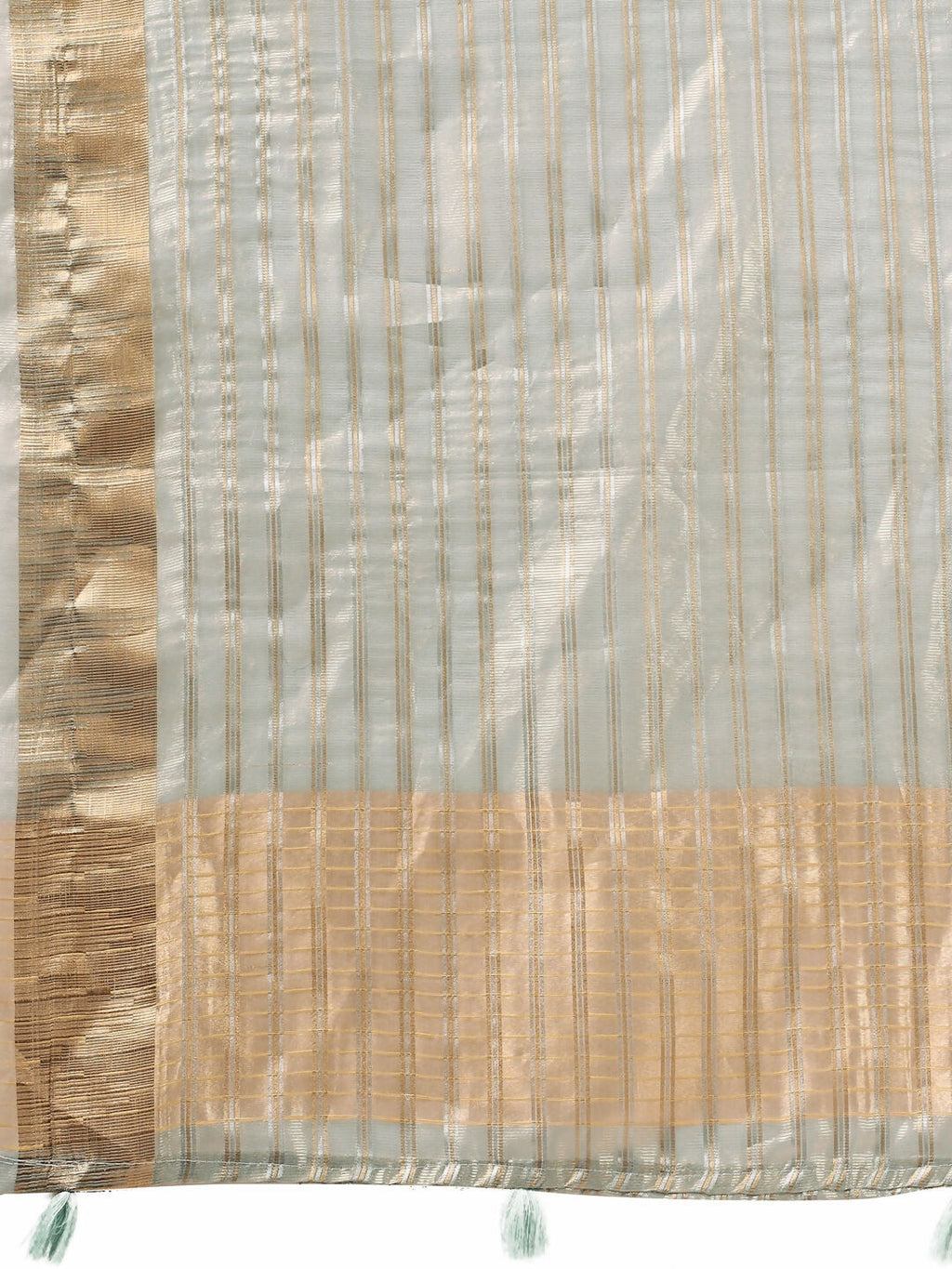 Sky Blue Organza Saree with Matching Blouse