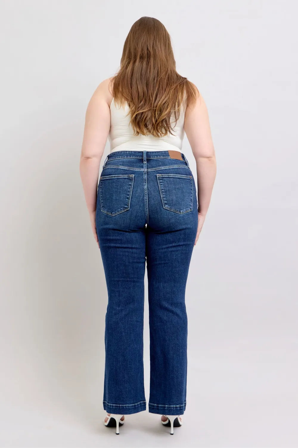 Judy Blue High Rise Flare Jeans with Pockets
