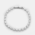 Simple And Stylish Oval Zircon Bracelet For Women