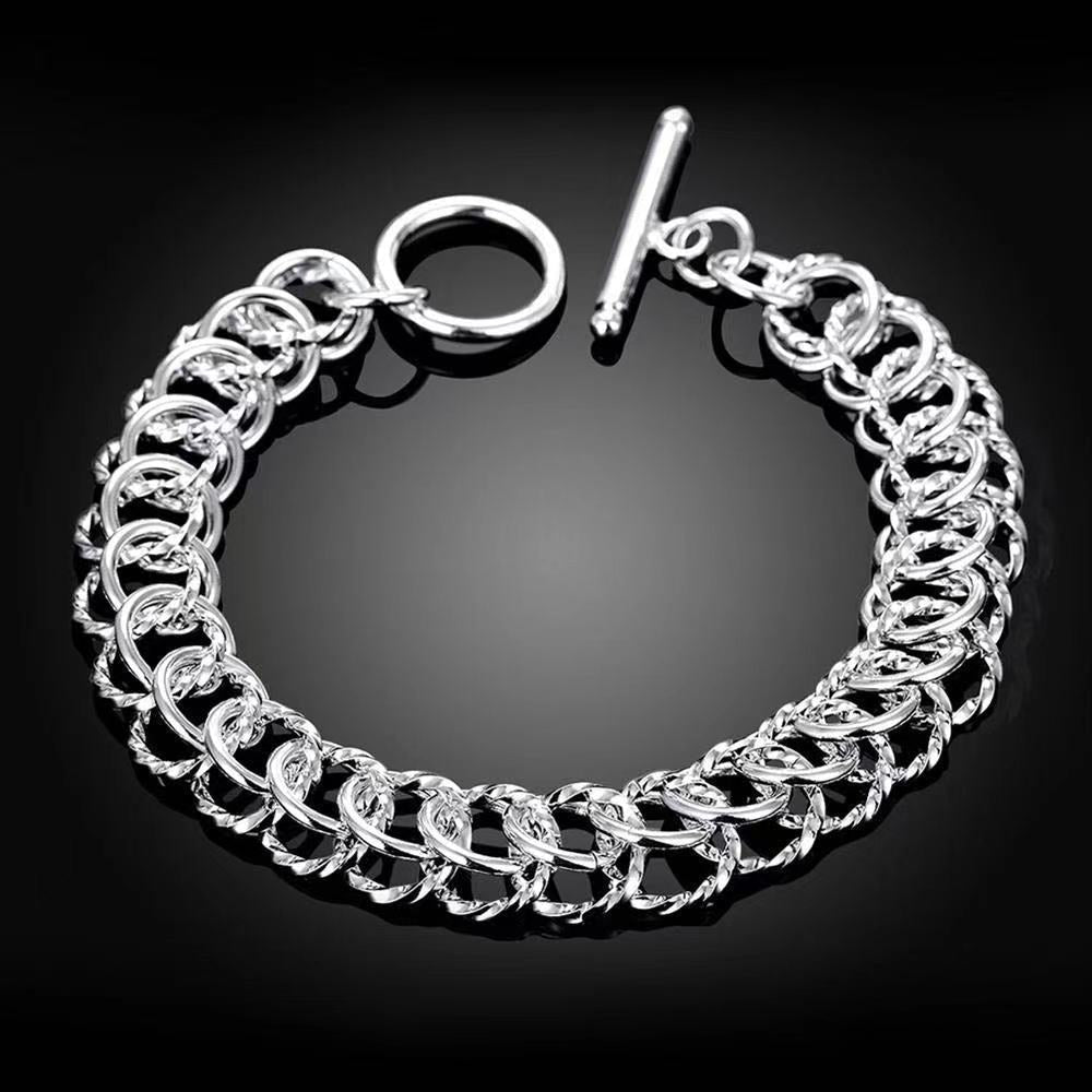 European And American Bracelet Ring Silver Plated Jewelry