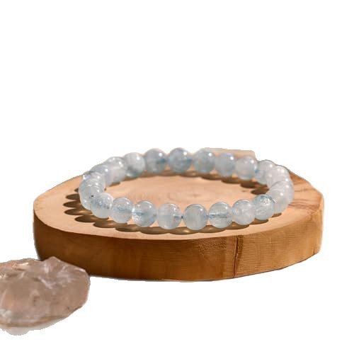 8mm Natural Stone Bead Bracelet – Handcrafted Gemstone Jewelry