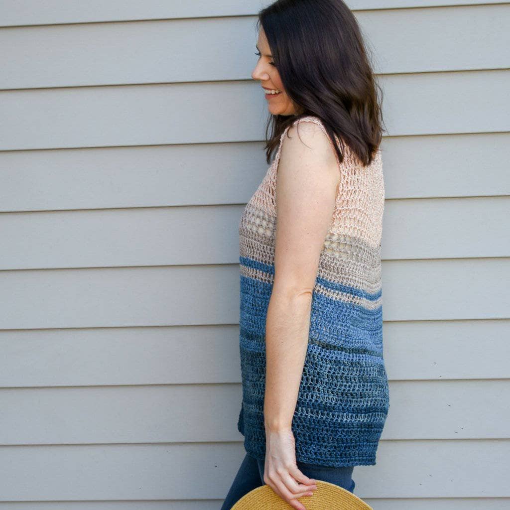 Easy Breezy Crochet Top – Sleeveless Bohemian Shift Tank