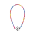 Iridescent multicolor Eat Glitter For Breakfast spiral headband