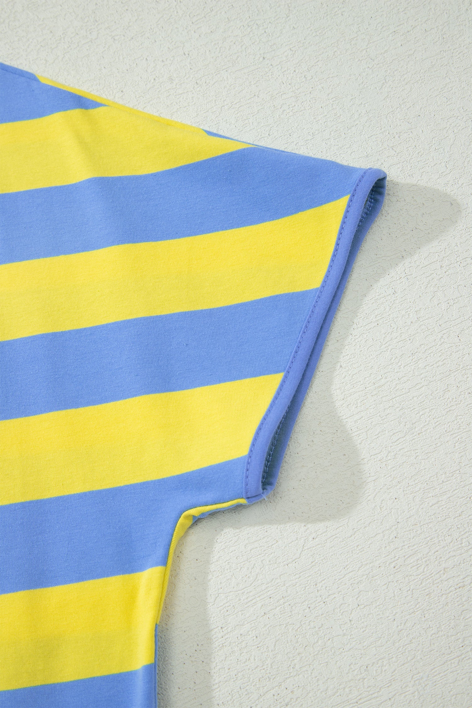 Yellow Stripe Dolman Tee and Drawstring Skort Athletic 2Pc Set