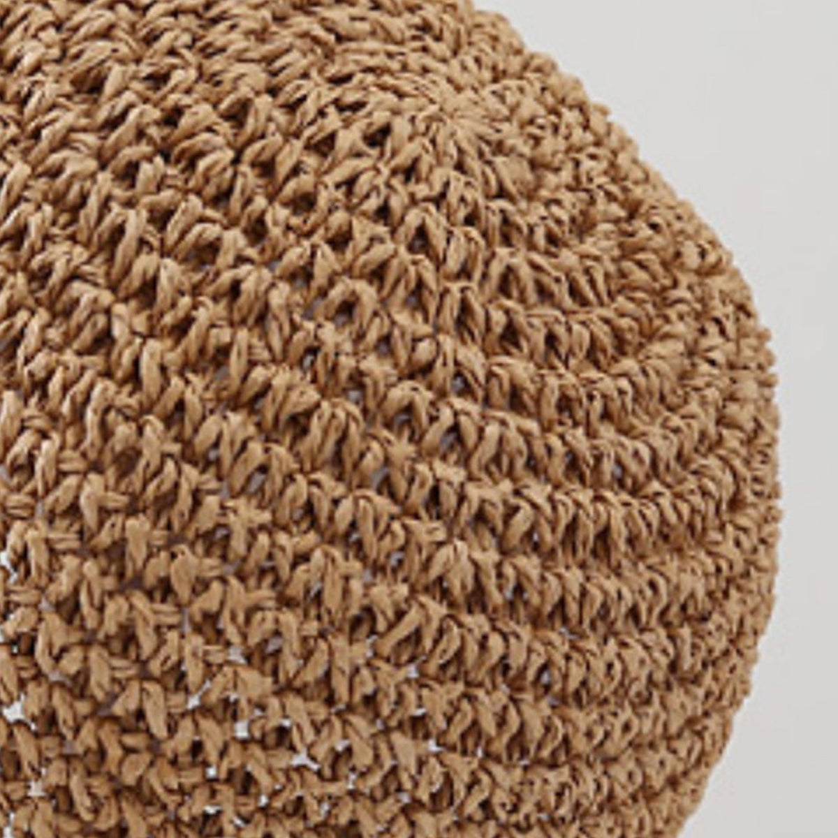 Korean Wide Brim Fringed Woven Straw Hat