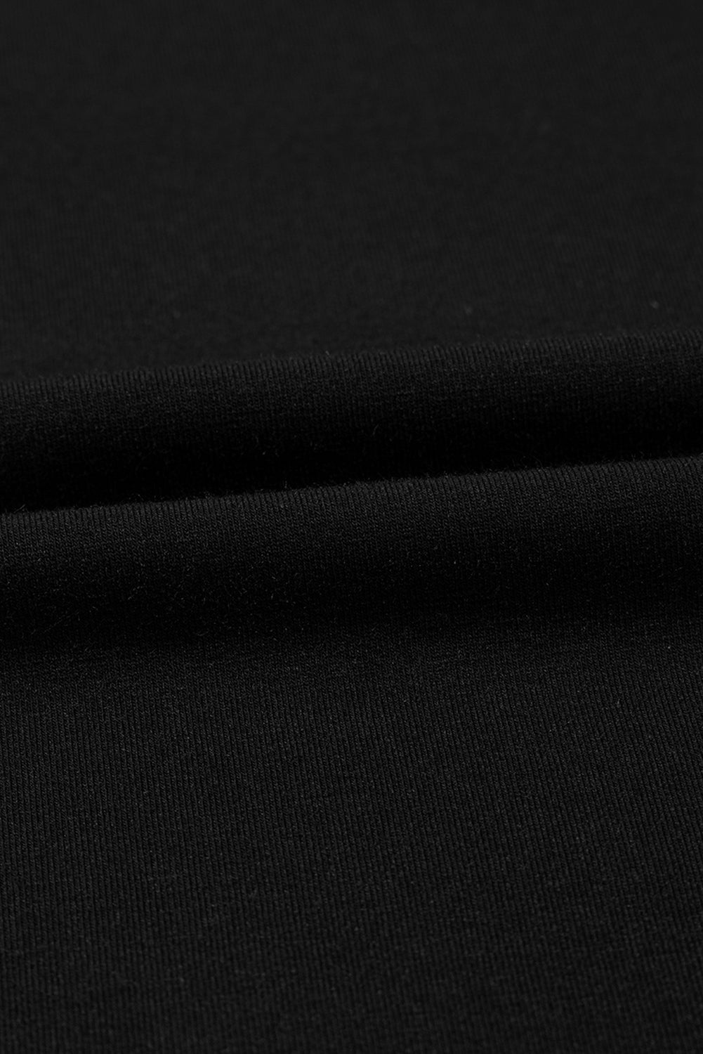 Black Crisscross V-Neck Butterfly Sleeve T-Shirt