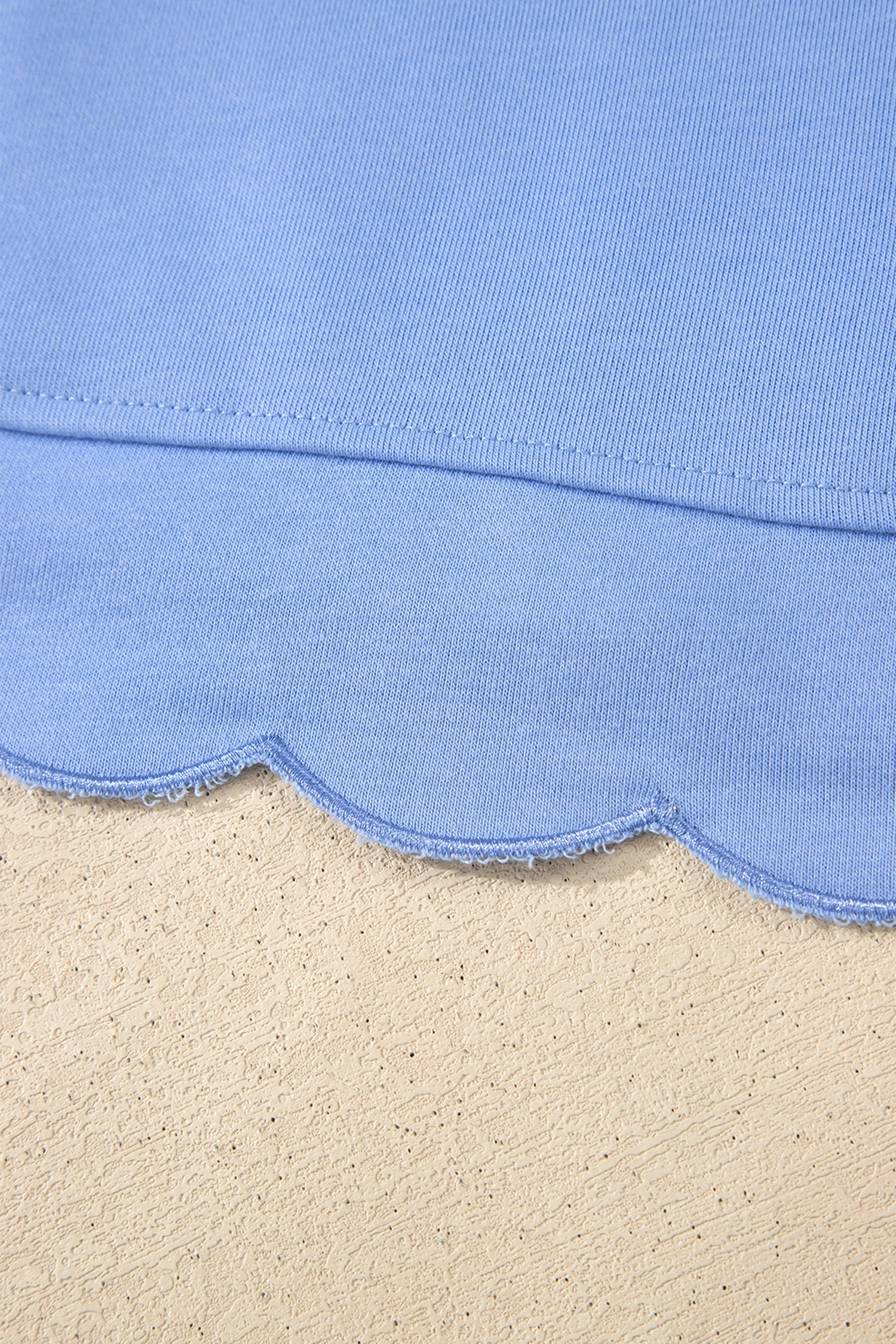 Zaylee Hem Pullover Mini Dress in Light Blue, Sporty Casual