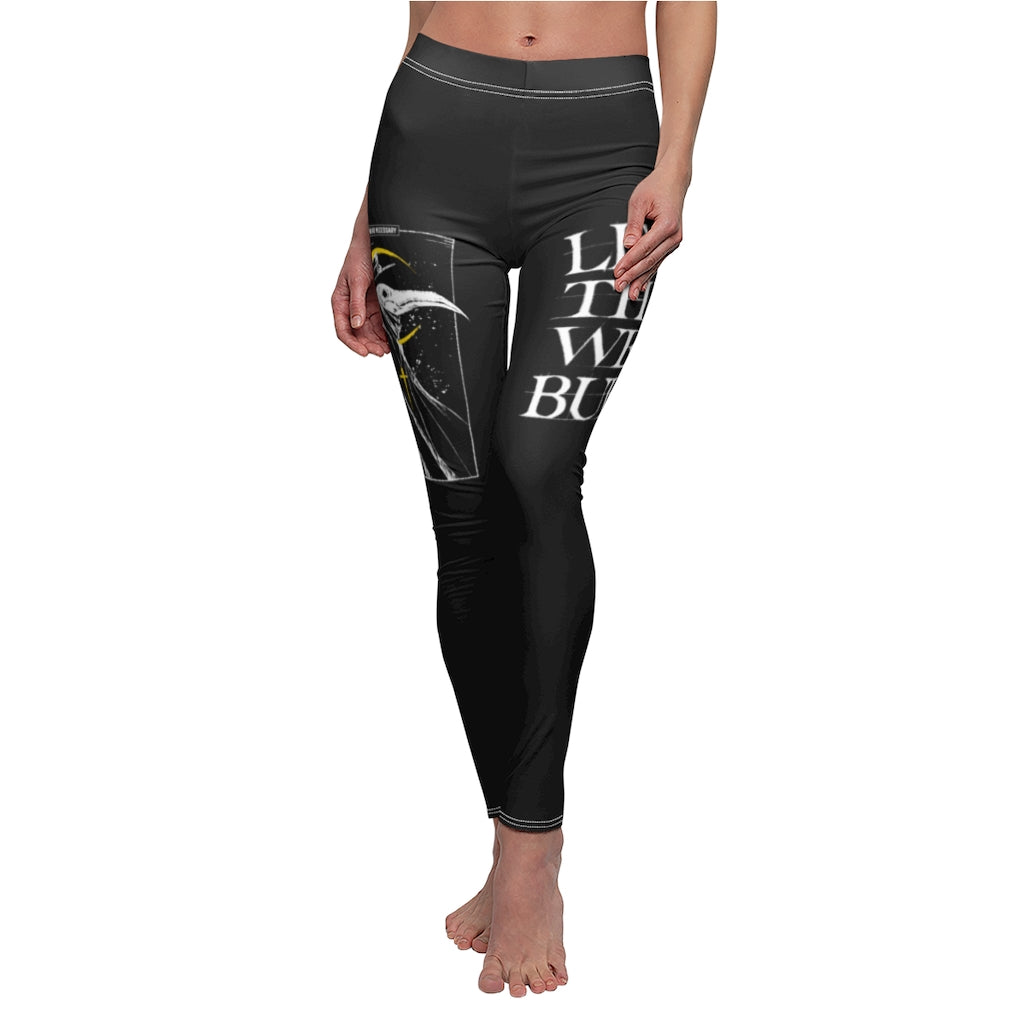 Let The Weak Burn Leggings