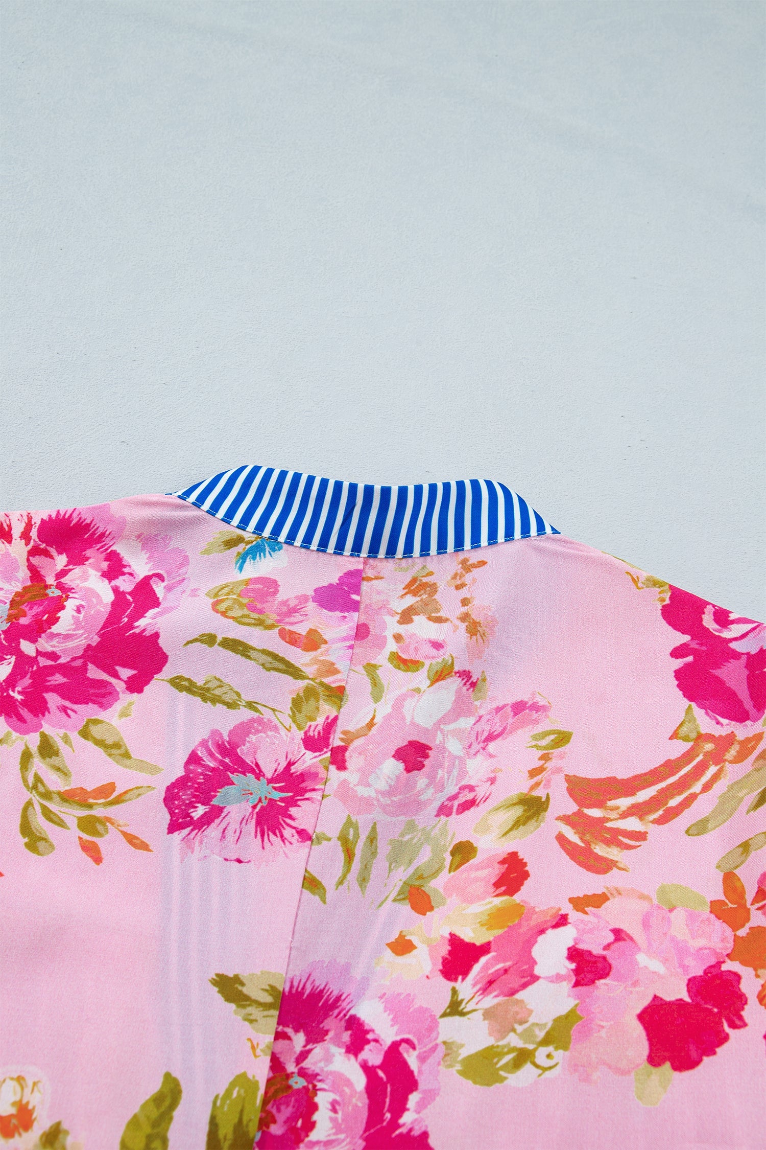 Rowan Half Sleeve Mini Dress in Pink Floral Resort Shift Style