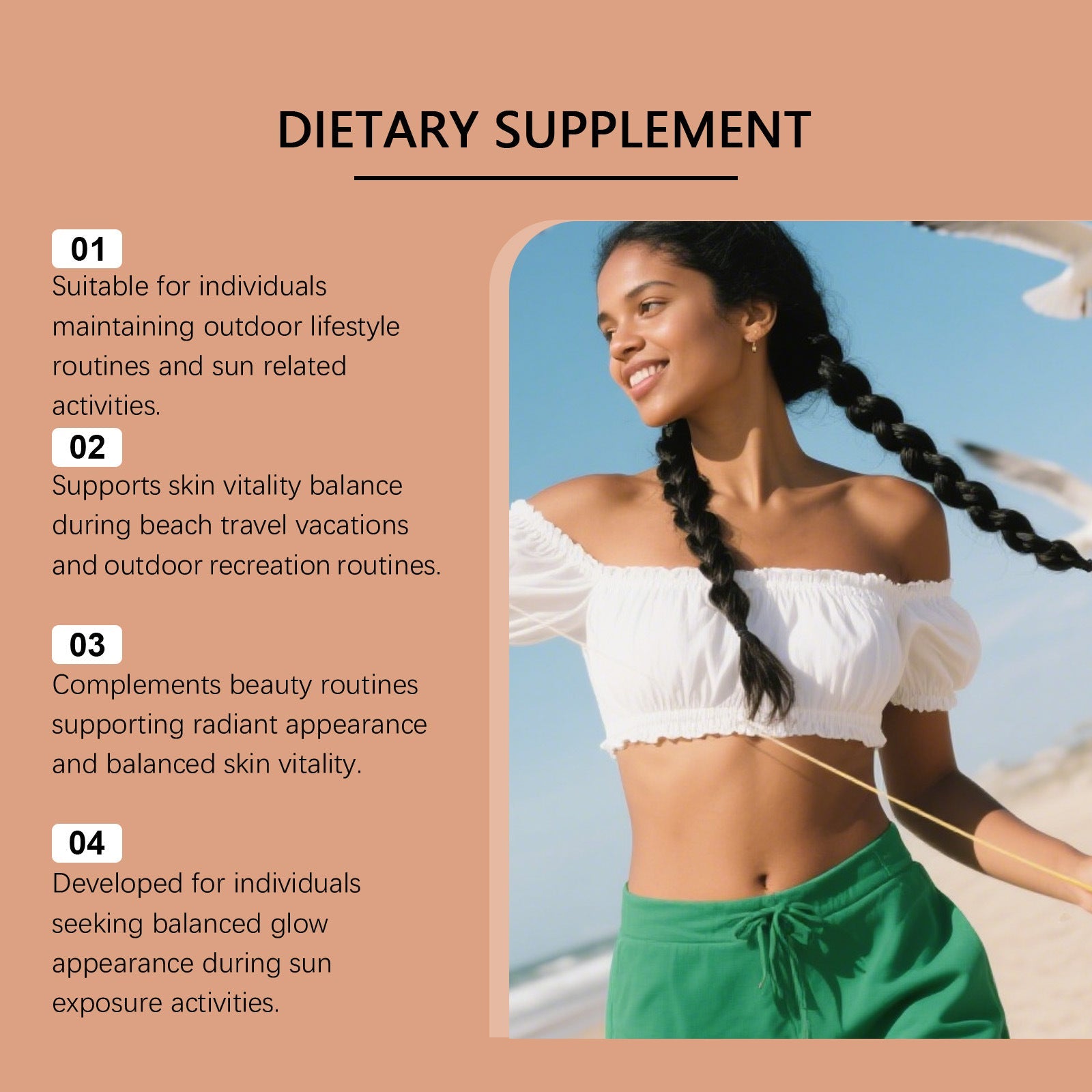 Bushaid Tanning Gummies Healthy Glow Formula Even Skin Tone