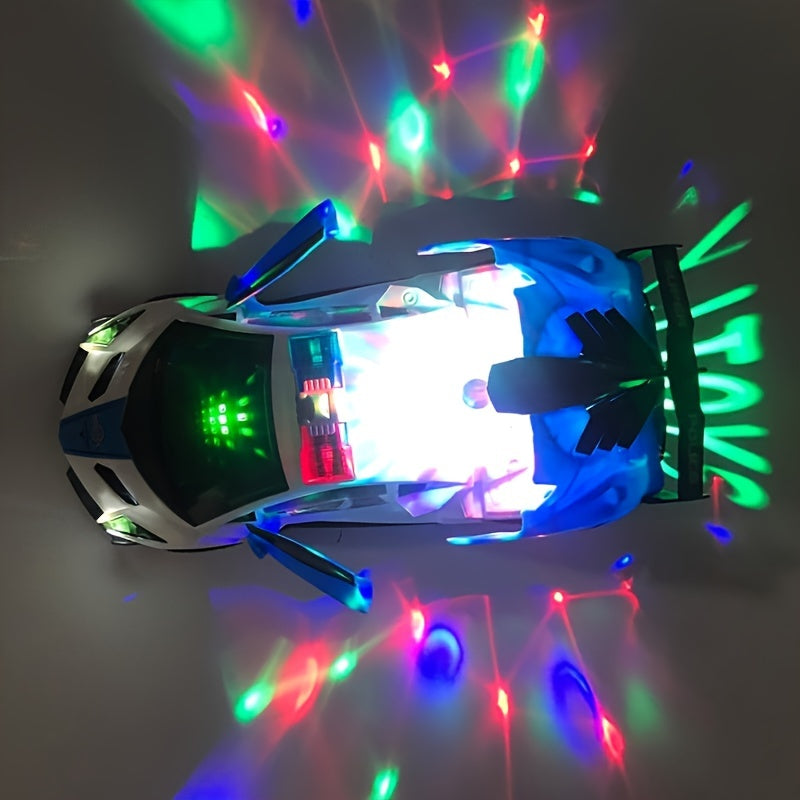 360 Rotating Police Car Lights Music Auto Doors