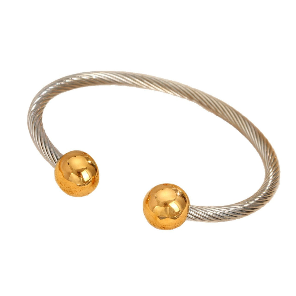 Twisted Steel Wire Bracelet For Men And Women
