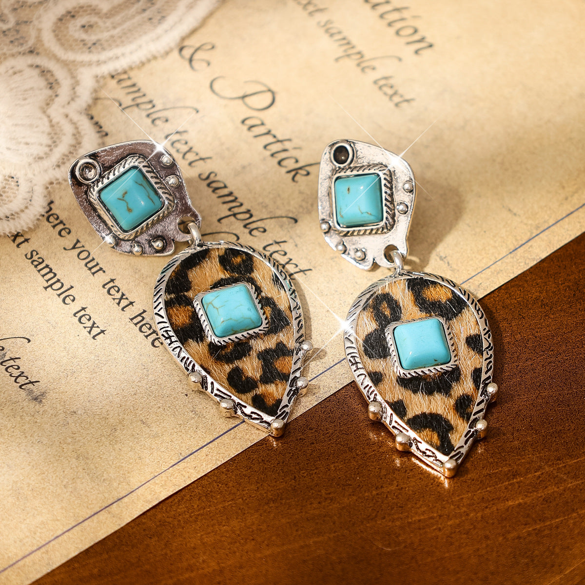 Fashionable Denim-style Creative Niche Stud Earrings