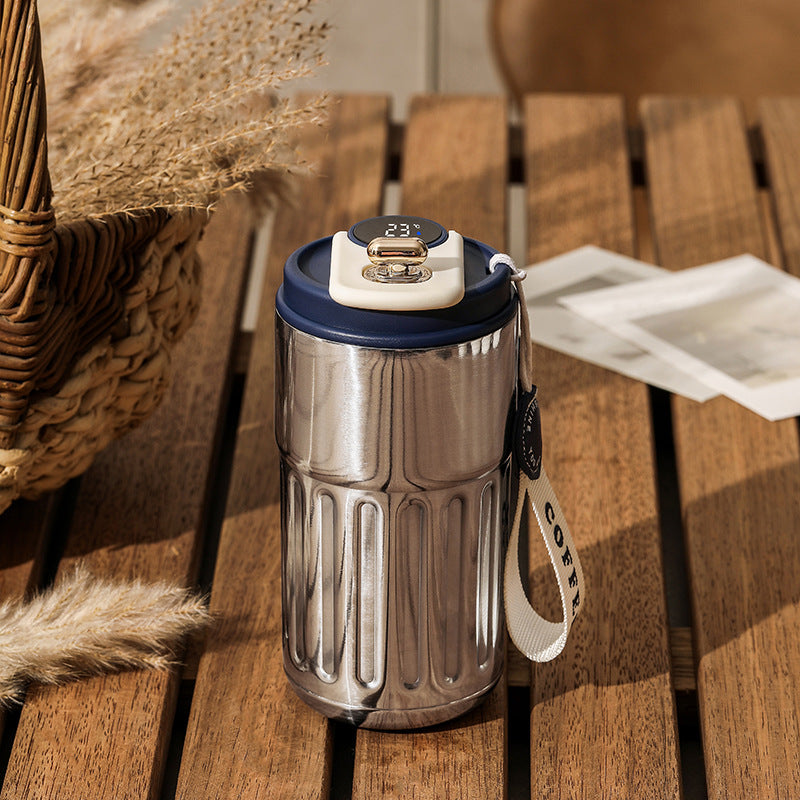 450ml Smart Digital Stainless Steel Thermal Insulated Coffee Mug