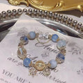 New Snowflake Starry Sky Bracelet For Women, Exquisite New High-End Sweet Simple Christmas Gift Versatile Bracelet Trend