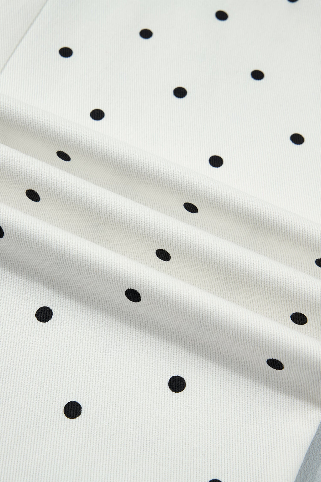 Whitley Patch Cotton Shift Pants in Black and White