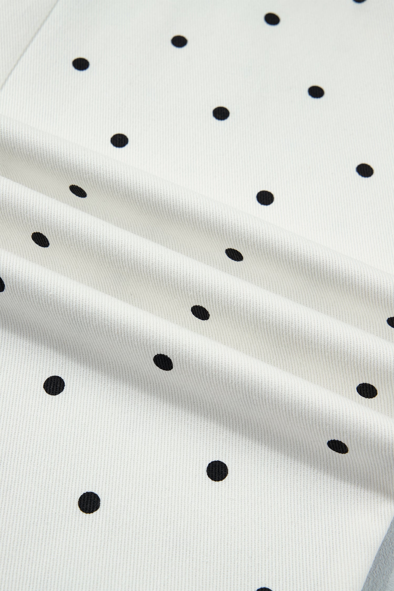 Whitley Patch Cotton Shift Pants in Black and White