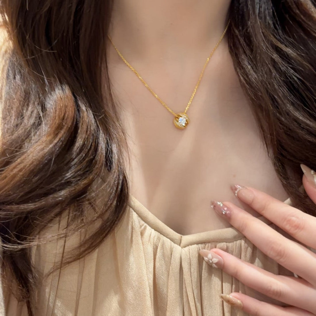 Floating Planet Minimalist Versatile Necklace And Bracelet Set