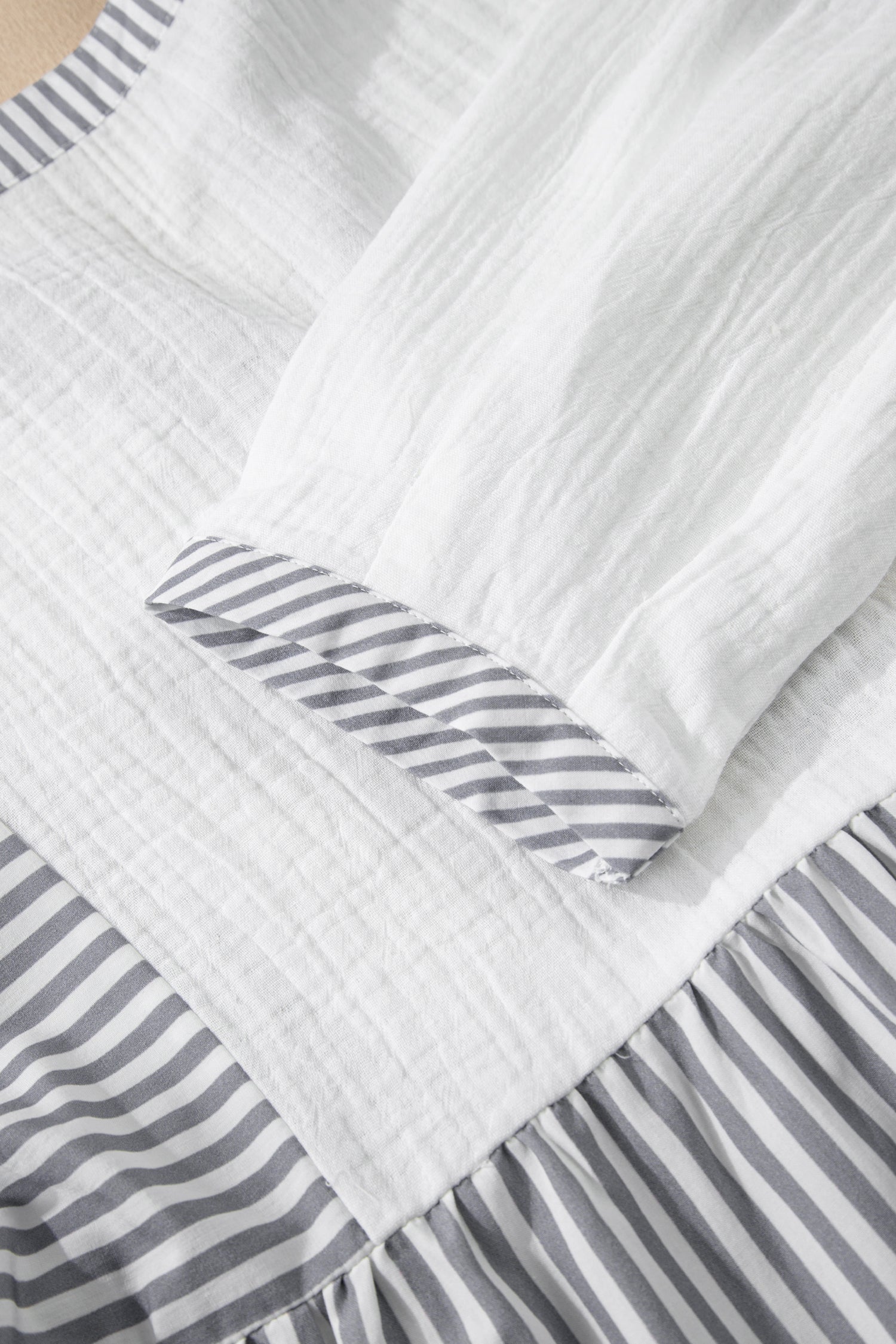 Zahra Bracelet Sleeve Babydoll Blouse