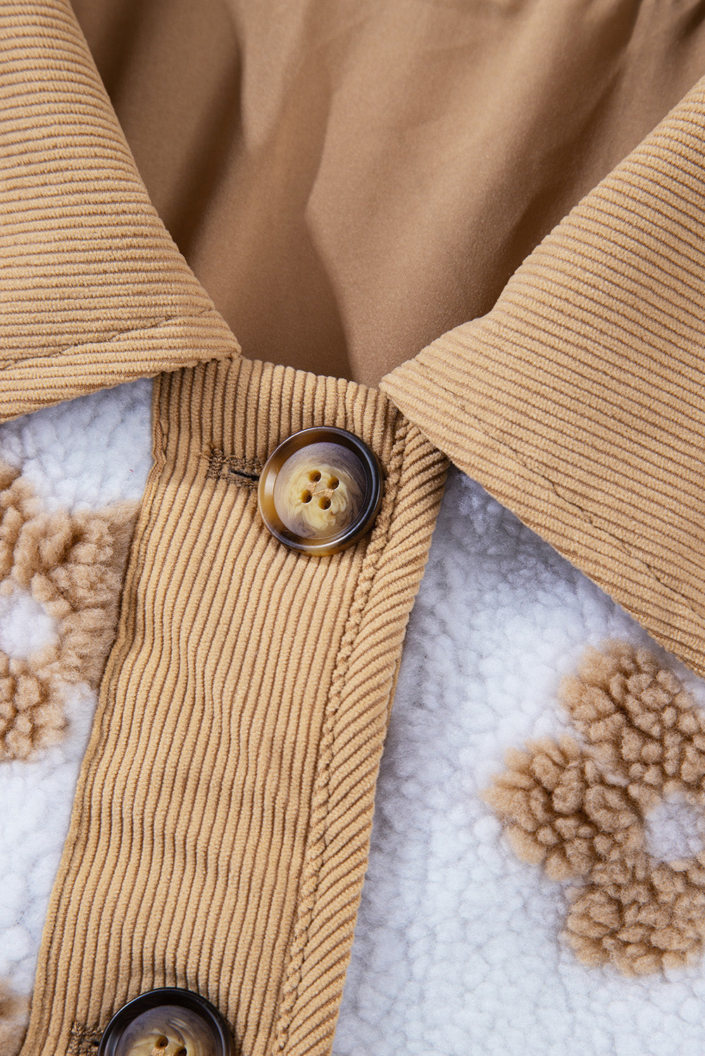 Elisa Pattern Up Fleece Jacket