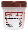 Eco Styler Coconut Oil Professional Styling Gel in an 8oz jar with red branding.