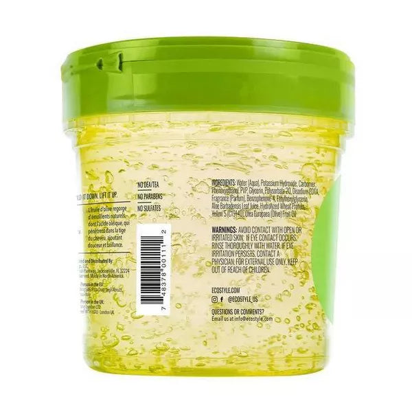 Olive Oil Styling Gel for Maximum Hold and Hair Hydration 16oz