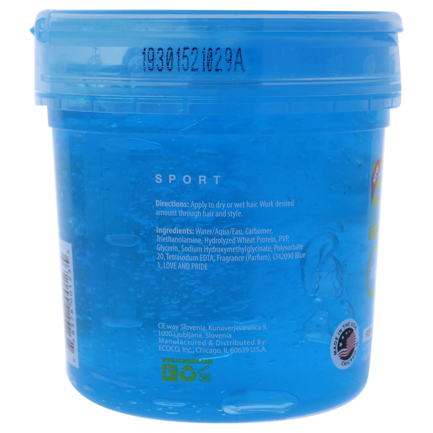 Sport Professional Styling Gel Max Hold 10 16oz