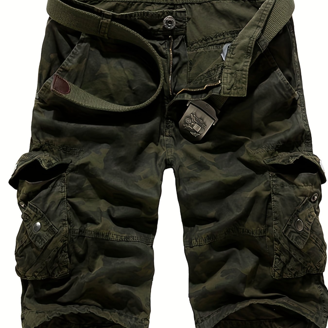 Men's Relaxed Fit Cotton Cargo Shorts