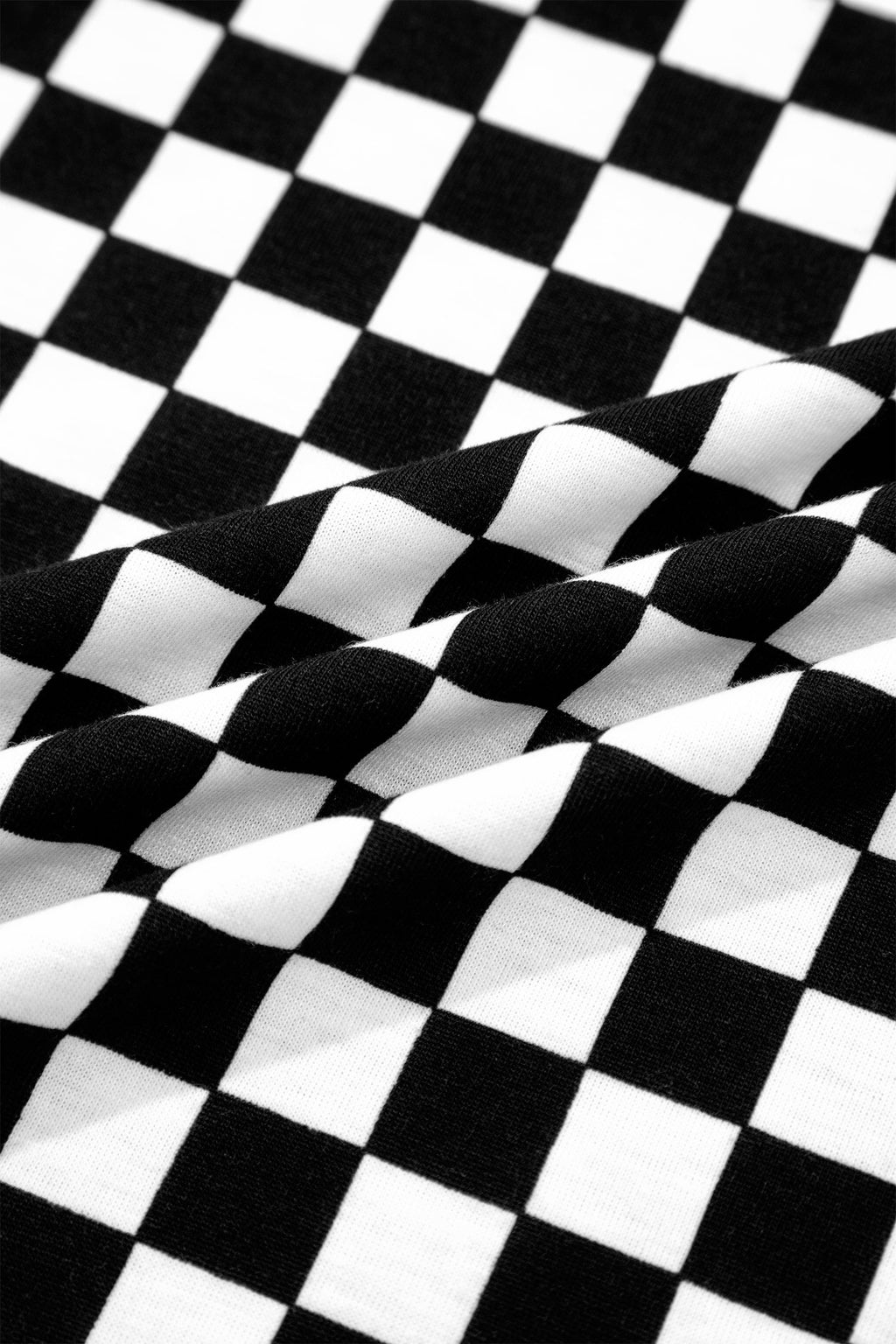 Checkerboard Short Sleeve Tee & Wide Leg Lounge Set