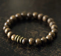 Natural Sandalwood Bead Bracelet