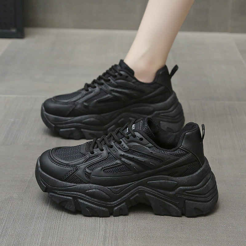 Women's Chunky Platform Sneakers Breathable Casual Walking Shoes - Image 6