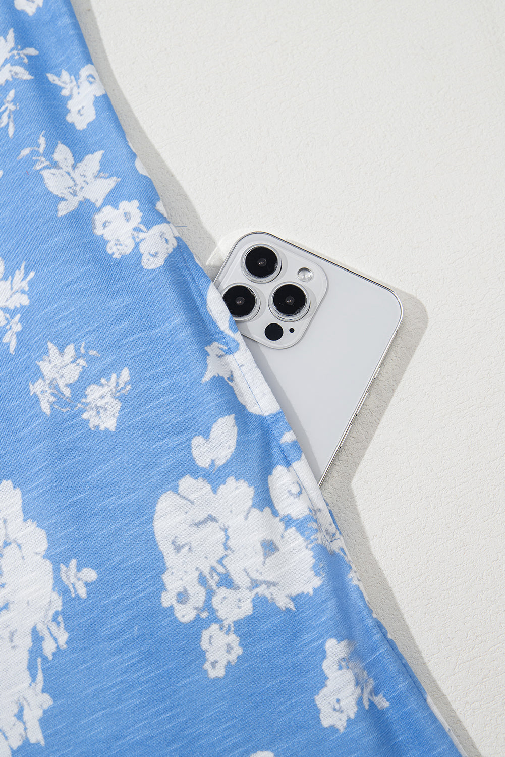 Pink Floral Print Sleeveless Wide Leg Jumpsuit