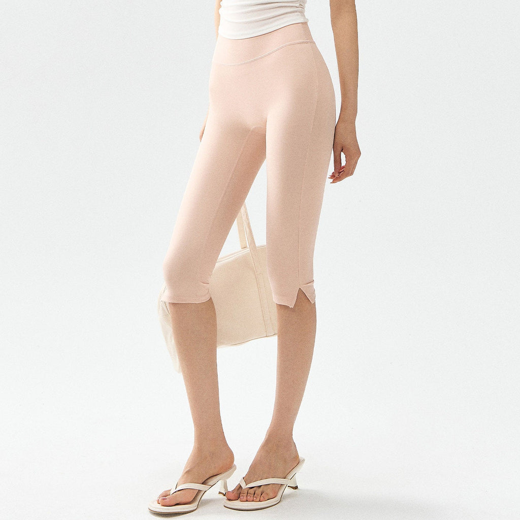 High-Waist 7/8 Yoga Leggings – Slim-Fit Fitness Pants for Women