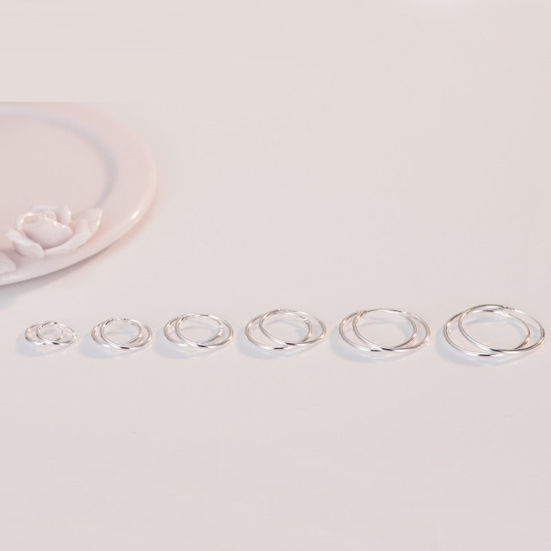 Personality, Elegance And Simplicity Round Ring Earrings