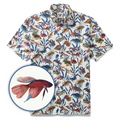 Men's Fish Shirt Button Down Tropical Hawaiian Shirts For Men Short Sleeve Aloha Shirt Nature Collector By Amy