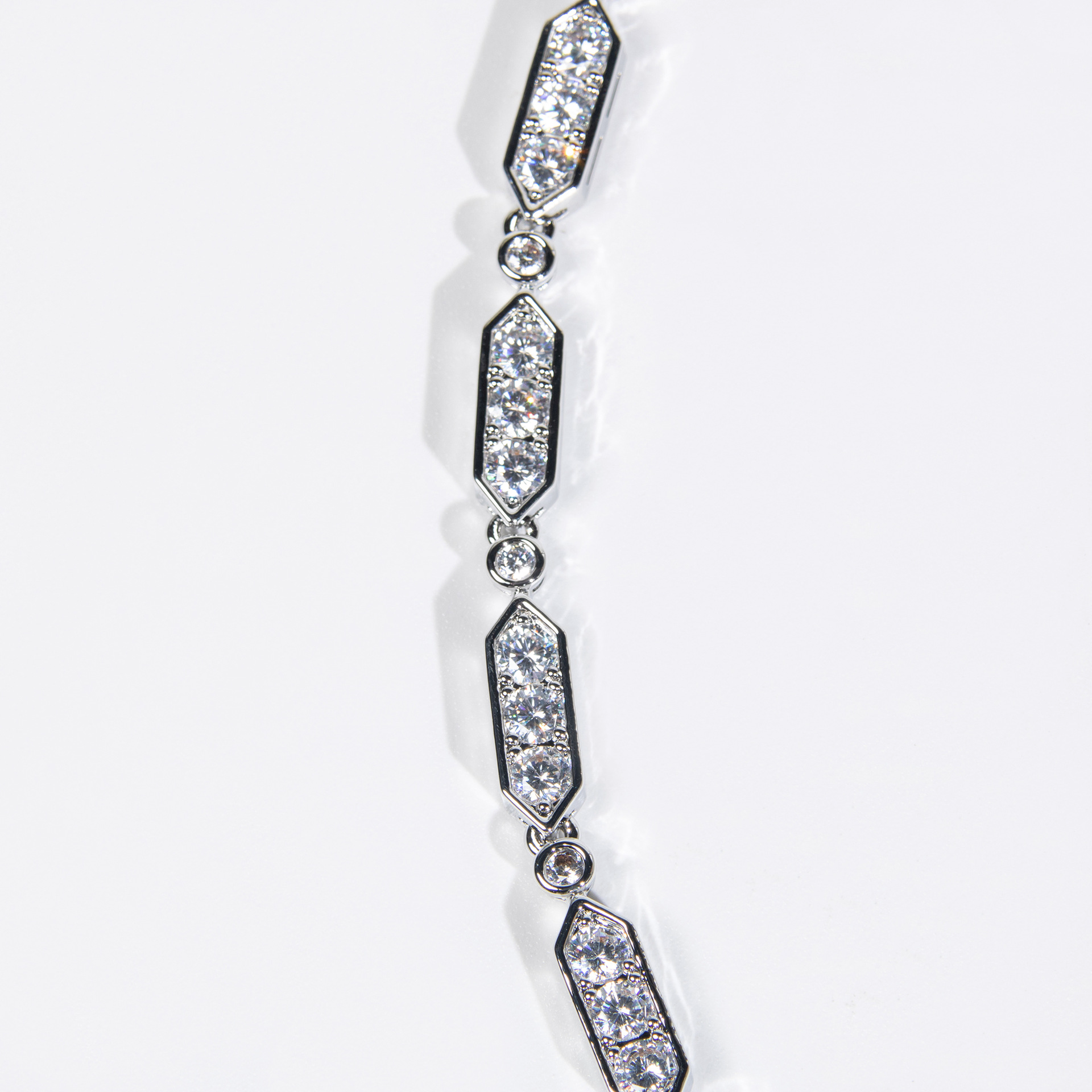 Little Spirit Snake Pendant Necklace in S925 Silver and Zirconia
