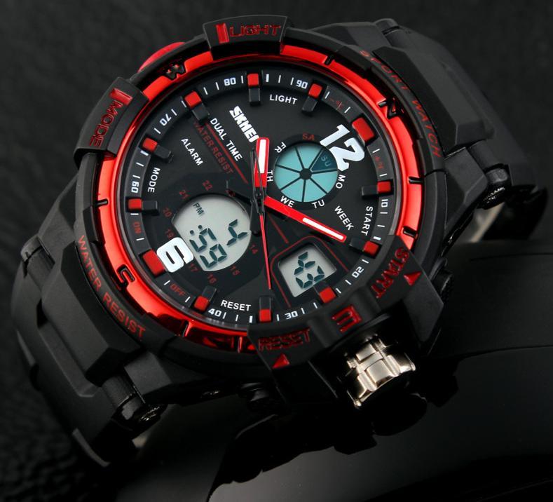 Men's Large Dial Military Sport Watch Waterproof 50M Digital
