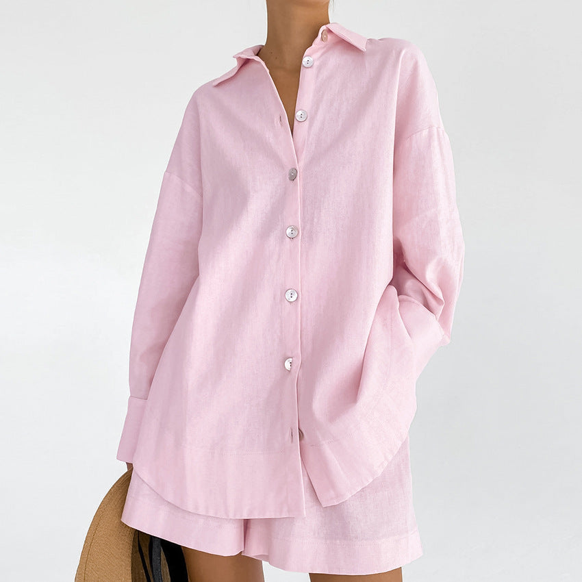 2023 Summer Women's Loose Fashion Pajama Set (2 Pieces)