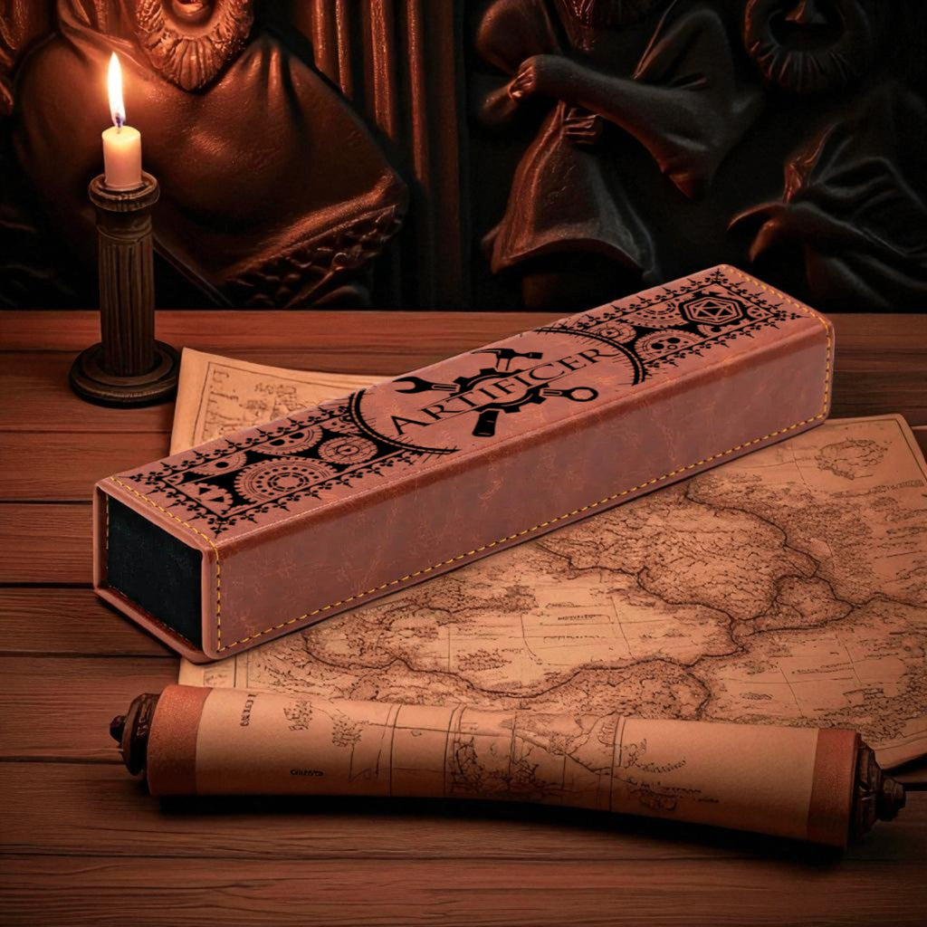 Artificer Faux Leather Dice Vault