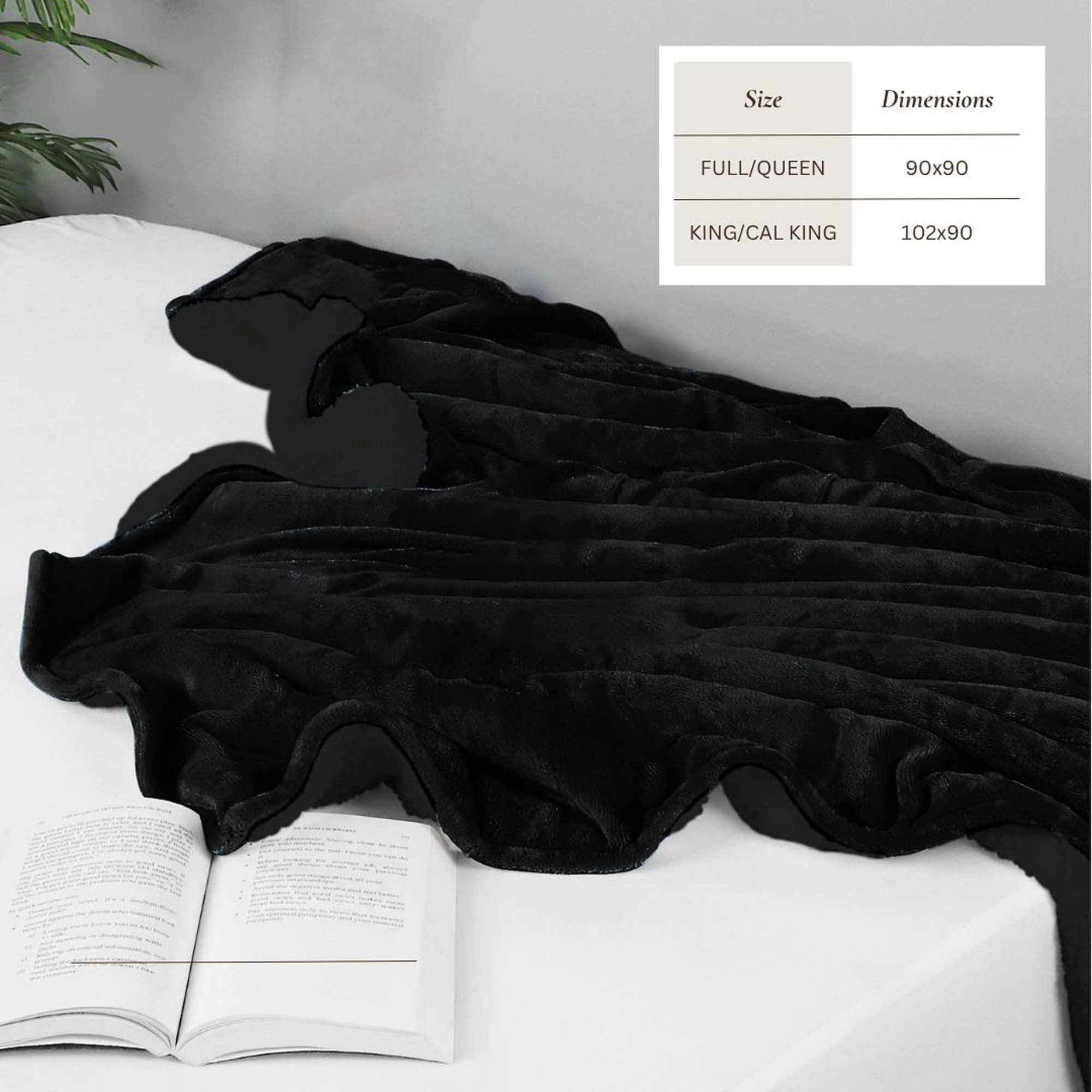 White Velvet Plush Sherpa Reversible Bed Blanket Ultra Soft - Image 37