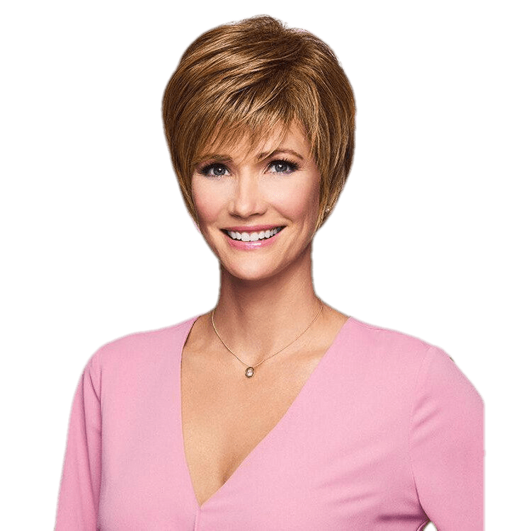 Elation by Gabor tailored cropped bob wig with natural movement in a sophisticated style.