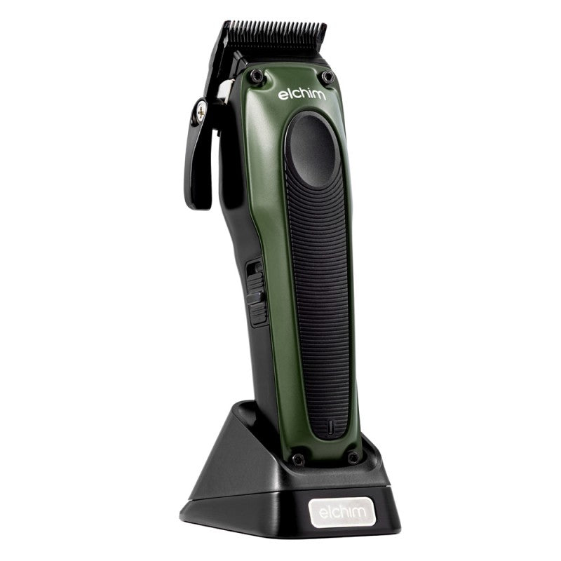 S-BLADE 1 Professional Cordless Hair Clipper, Olive Green & Black