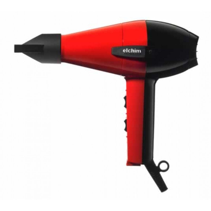 Professional 1800W hair dryer with concentrator nozzle and multiple speed settings