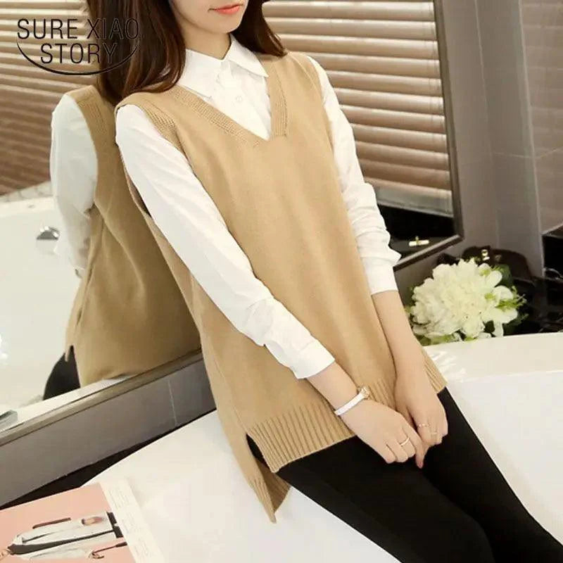Women's Long Sleeve Turtleneck Sweater - Solid Black & White Pullover
